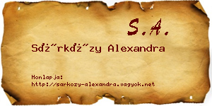 Sárközy Alexandra névjegykártya